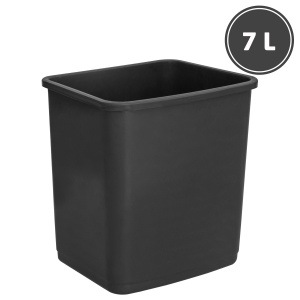 Trash bins and urns Garbage bin, black (7 l.)