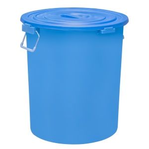 Пластиковые мусорные баки Мусорный бак с крышкой, цветной (90 л.) 