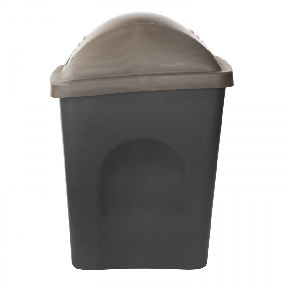 Garbage bin cap with valve 24 l. (black)