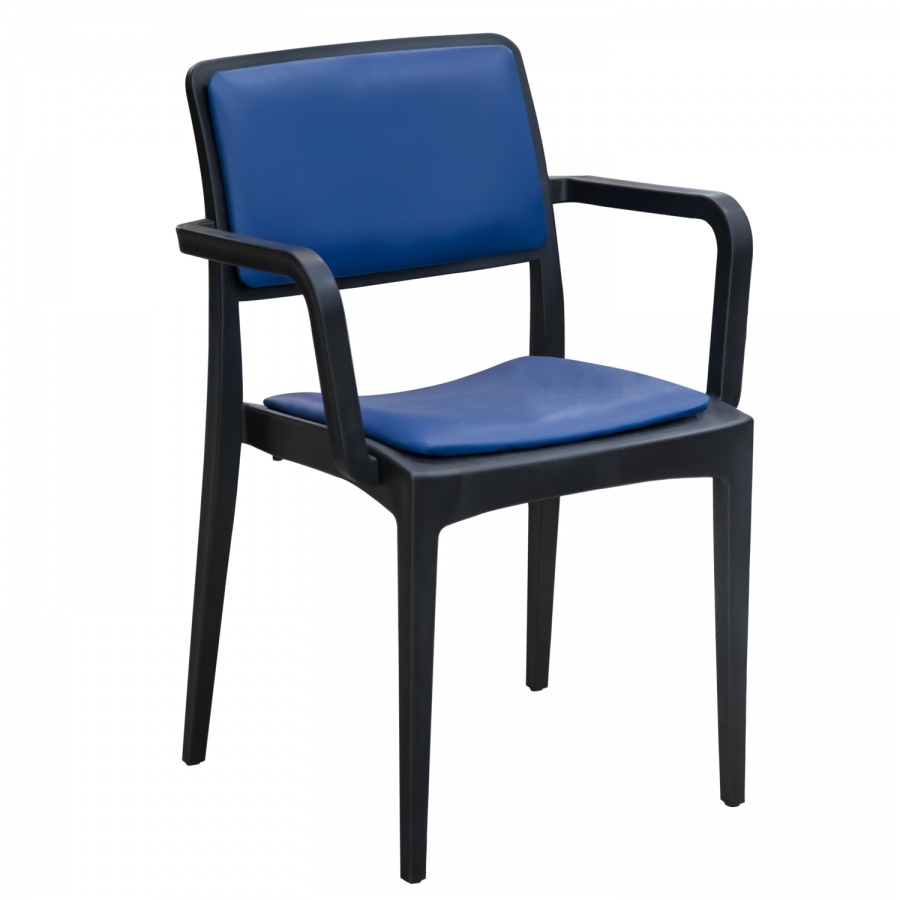 Chair Petro with armrests (with 2 soft elements)