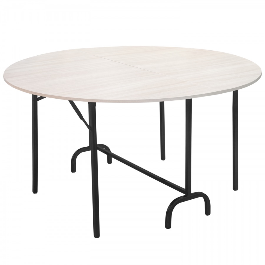 Table with foldable legs (d 1500)