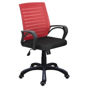 Сетчатые кресла. Ортопедические компьютерные кресла МИ-6 (красный)