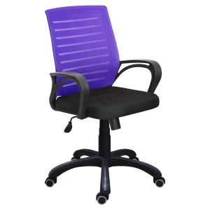 Сетчатые кресла. Ортопедические компьютерные кресла МИ-6 (фиолетовый)