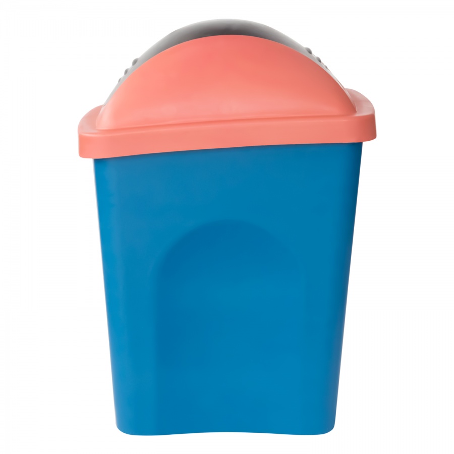 Ведро для мусора с клапаном, цветное (24 л.)