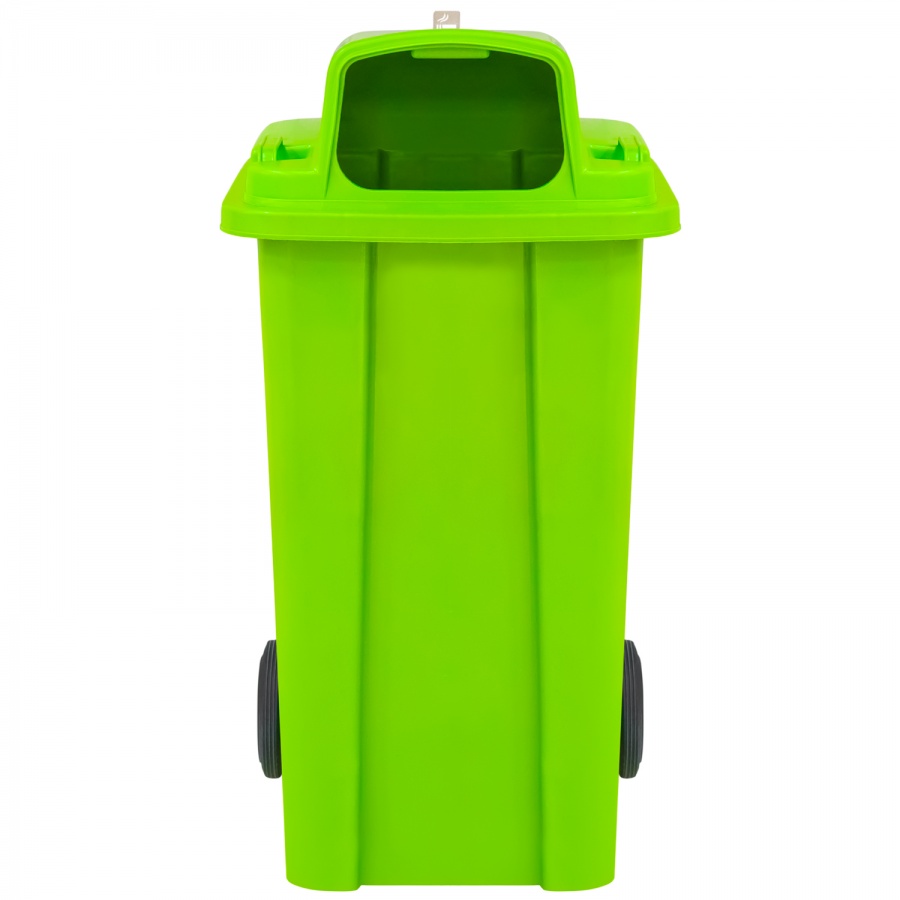 Waste bin combined (cover with window) (120 l)
