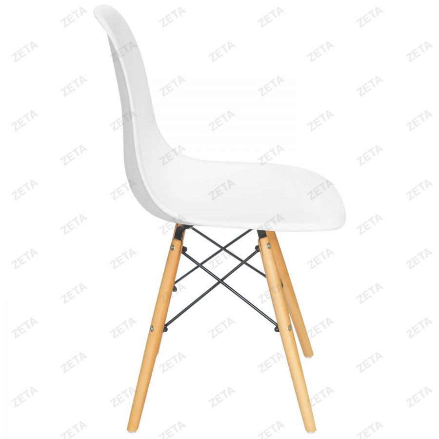 Стул пластиковый С06 (белый) (ВИ)