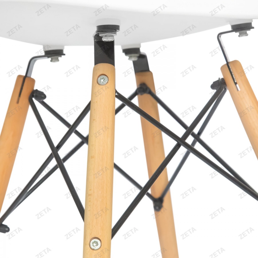 Стул пластиковый С06 (белый) (ВИ)