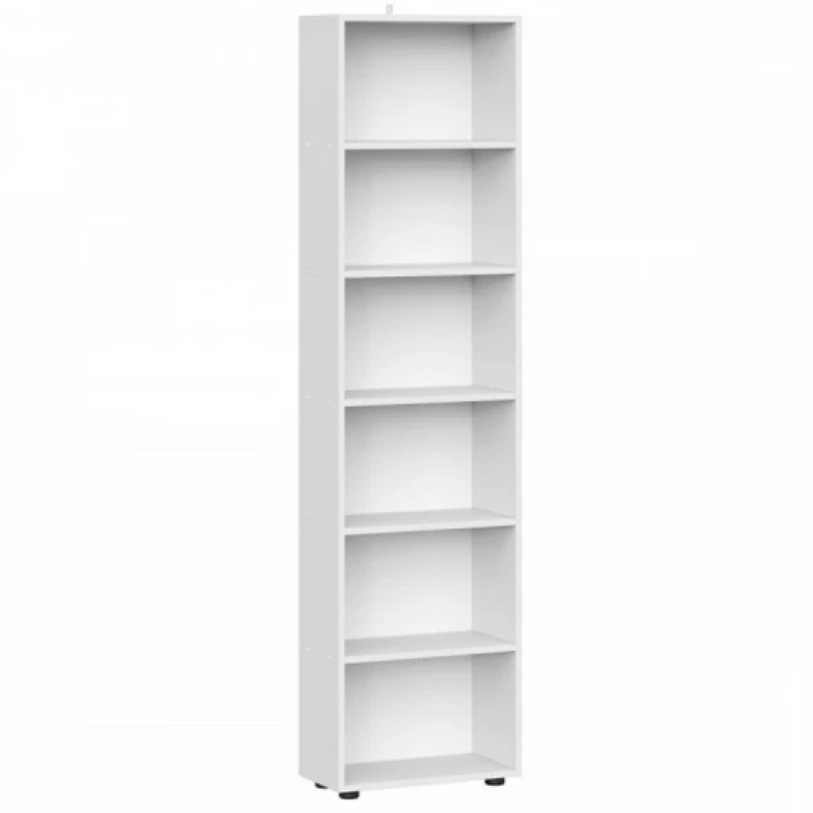 Модульная система Токио Стеллаж с полками Белый текстурный