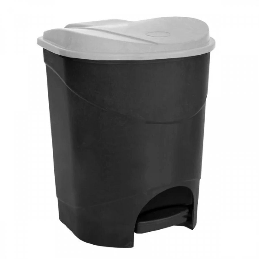 Ведро мусорное с педалью м/п комбин.